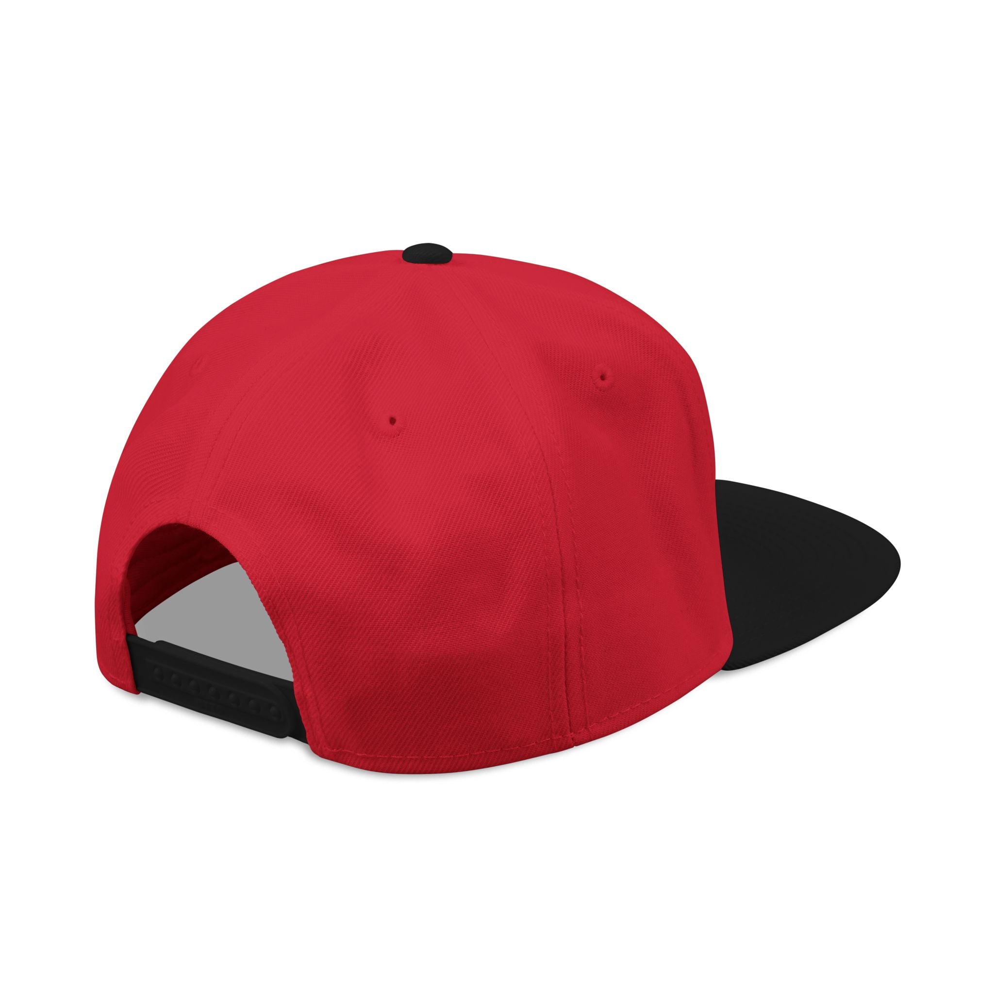 Embroidered Snapback Cap with Retro 'Squitin' Patch