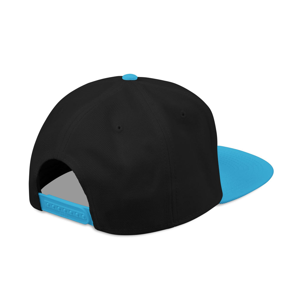 Embroidered Snapback Cap with Retro 'Squitin' Patch