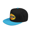 Embroidered Snapback Cap with Retro 'Squitin' Patch